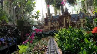 Biltmore Gardens Railway Train View [upl. by Yalonda780]