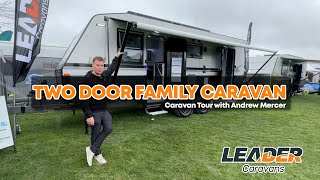 Caravan Tour  Leader Two Door Family Caravan [upl. by Auhsuoj]