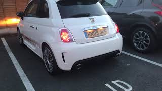 Abarth 500 Cold Start with standard exhaust [upl. by Iblok786]