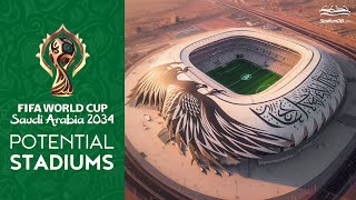 🇸🇦 FIFA World Cup 2034 Saudi Arabia Potential Stadiums [upl. by Standish808]