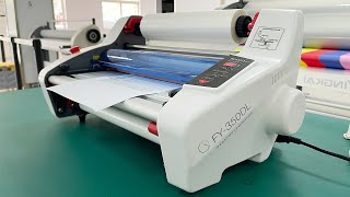 Fayon 350mm A3 A4 desktop thermal lamination laminator [upl. by Renraw]