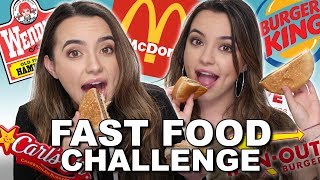 Fast Food Challenge  Merrell Twins [upl. by Odrahcir]