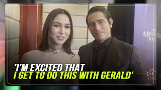 For the first time Julia and Gerald attend ABSCBN Ball as a couple  ABSCBN News [upl. by Orimisac]