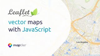 Vector maps in Leaflet JS  Leaflet Tutorial 8  2023 tutorial step by step [upl. by Lucias]