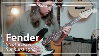 Fender Stratocaster Sunburst 1964 played by Rowdy Prins  Demo [upl. by Nerrak]