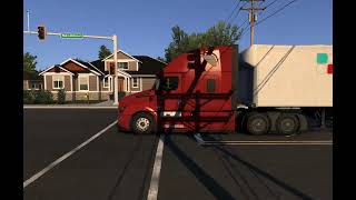 American Truck Simulator  Transporting curtains from Ketchum ID to Twin Falls ID [upl. by Poore546]