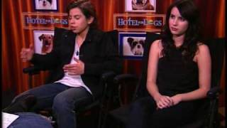 Emma Roberts Jake T Austin interview for Hotel for Dogs [upl. by Maurice523]