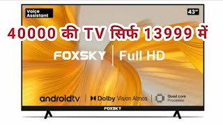 Foxsky led tv 43 inch configuration and display setting review led ledtv [upl. by Sanborne]