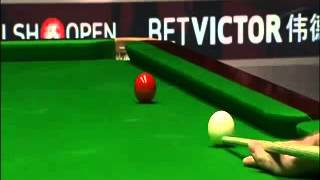 Ronnie OSullivan left handed deep screw shot [upl. by Rehpretsirhc]