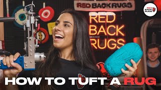 How to Tuft a Rug  A Step by Step Guide [upl. by Anerroc586]