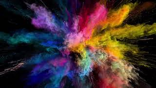 Color Explosion on Black Background  FREE STOCK VİDEO 4K  NO COPYRİGHT VİDEO COMPILATION  2021 [upl. by Eb477]