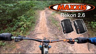 Tested the MAXXIS Rekon 26 tires in the North Carolina mountains tire weight and install POVMTB [upl. by Atat]