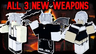 TYPE SOUL  ALL 3 NEW ARRANCAR WEAPONS SHOWCASE [upl. by Hearn]