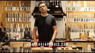 Comment entretenir sa pierre à aiguiser avec une astuce inédite   Coutellerie Bourly [upl. by Tecil]