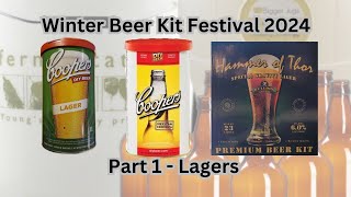 Winter Beer Kit Festival 2024  Part 1  Lagers [upl. by Salome]