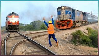 Biggest Train Collisions and Mistakes Caught On Camera [upl. by Bekaj]