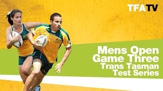 2014 Trans Tasman  Mens Open Game Three Highlights [upl. by Anallise]