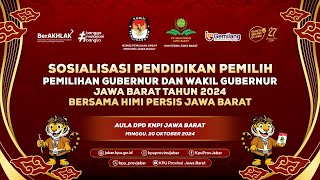 SOSIALISASI DAN PENDIDIKAN PEMILIH PILGUB JABAR 2024 [upl. by Nytsua743]