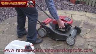 Mountfield SP 470 Petrol Lawnmower Hunting And Surging [upl. by Eseneg515]