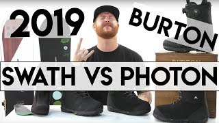 2019 Burton Swath BOA vs Photon BOA Boots [upl. by Mitman]