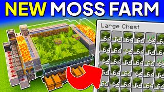 Minecraft Moss Farm 121  21100 Per Hour [upl. by Leifeste286]