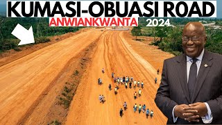 New Kumasi to Obuasi Highway Construction Project Update 2024  22012024 [upl. by Ylicis]