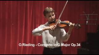 ORieding  Concerto in G major Op34 [upl. by Iteerp]