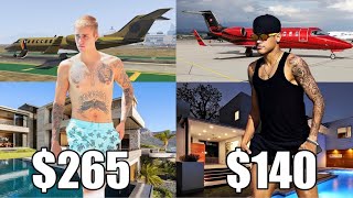 The Rich Life Of JUSTIN BIEBER vs NEYMAR 2019 [upl. by Johannessen]