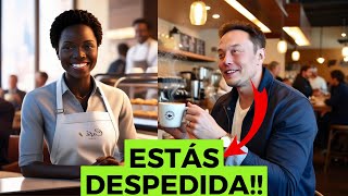 CAMARERA Es Despedida Por ATENDER a Elon Musk ¡Al Día Siguiente Recibe La SORPRESA De Su VIDA [upl. by Stedmann708]