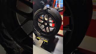 New carbon wheels on a Ferrari SF90 carlovers howto tireshop carcare didyouknow wheels tires [upl. by Sirad]