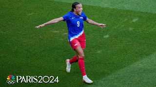 Mallory Swanson USWNT thrived on playing with joy in gold medal run  Paris Olympics  NBC Sports [upl. by Yrahk]