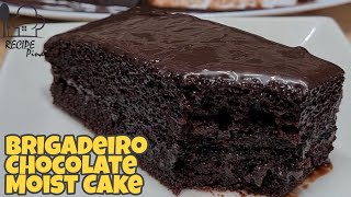 Brigadeiro Cake Recipe  Brigadeiro Chocolate Moist Cake  Condensed Milk Cake  Recipe Pinas [upl. by Mueller202]