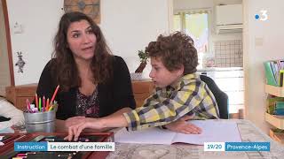 HautesAlpes  des familles se mobilisent pour linstruction en famille [upl. by Belvia]