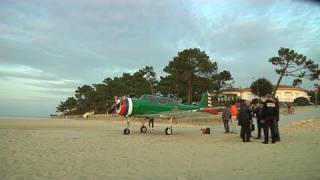 Arcachon  atterrissage durgence dun avion [upl. by Brodsky]