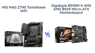 🔥 MSI MAG Z790 Tomahawk WiFi vs GIGABYTE B550M K 🆚 Which Gaming Motherboard is Better 🎮 [upl. by Riess635]