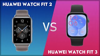 Huawei Watch Fit 2 vs Huawei Watch Fit 3 Comparison [upl. by Dlonyar]