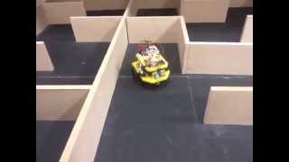 Autonomous maze solving robot [upl. by Dewayne]