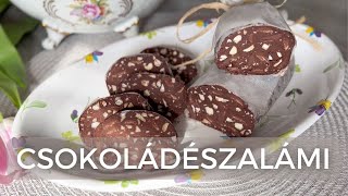 Csokoládészalámi Borbás Marcsi konyhájából [upl. by Evot176]