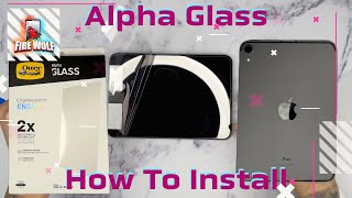 OtterBox Alpha Glass for iPad Mini 6th Gen  How To Install [upl. by Moser]