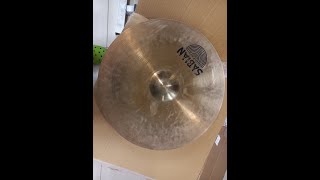 Sabian AA Medium Heavy Ride Pearl Steel Snare Sound test [upl. by Htomit]