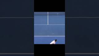 Federer  Djokovic Epic Passing Shot [upl. by Araid]