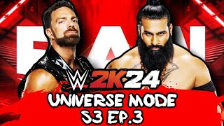 quotYeahquot  WWE 2K24 Universe Mode  Season 3  Episode 3 [upl. by Airamasor]