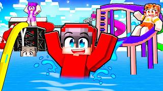 Minecraft but I Open a Waterpark [upl. by Asehr]