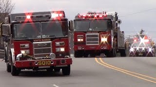 Fire Trucks Responding Compilation Part 30  From Across New Jersey [upl. by Jarek]