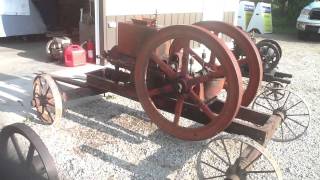 John Lauson 8 HP Hit and Miss Gas Engine [upl. by Haakon357]