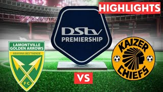 Lamontville Golden Arrows vs Kaizer Chiefs Match Highlights Cavin Johnsons Debut [upl. by Janenna290]