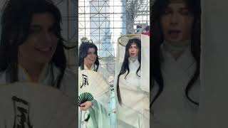 Wind Master and Xie Lian Cosplay TGCF Anime NYC [upl. by Treble]