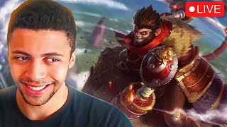 🔴LIVE  Terrible top laner tries climbing out of bronze [upl. by Devine397]