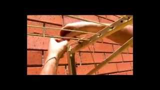 Austral Slenderline 14 Clothesline Installation Video Guide  Install Austral Clothes Line [upl. by Jacobah]