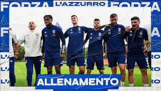 La rifinitura verso InghilterraItalia  Qualificazioni EURO 2024 [upl. by Clovah]